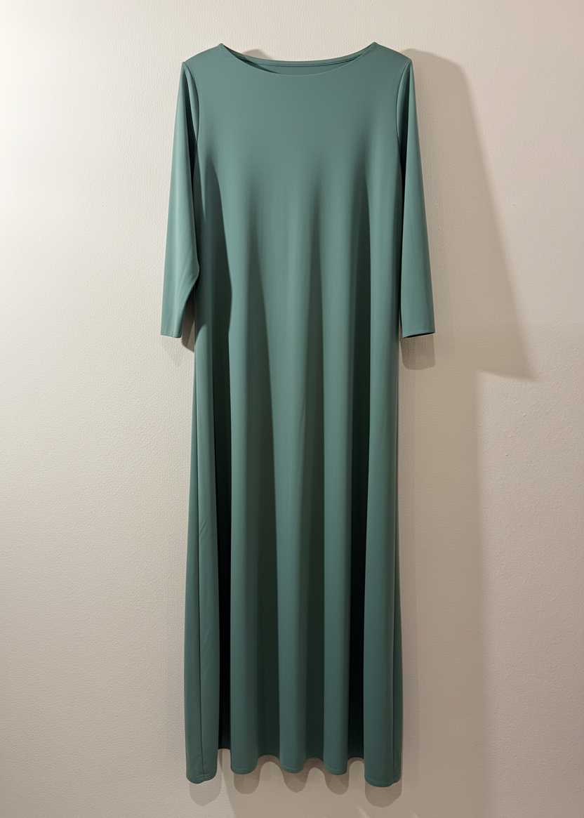 Abito verde salvia - stile navy