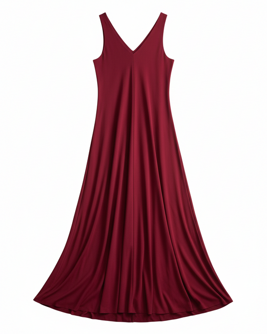 Burgundy Maxi Dress