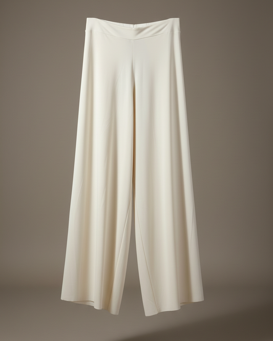 Pantalone panna senza gruccia